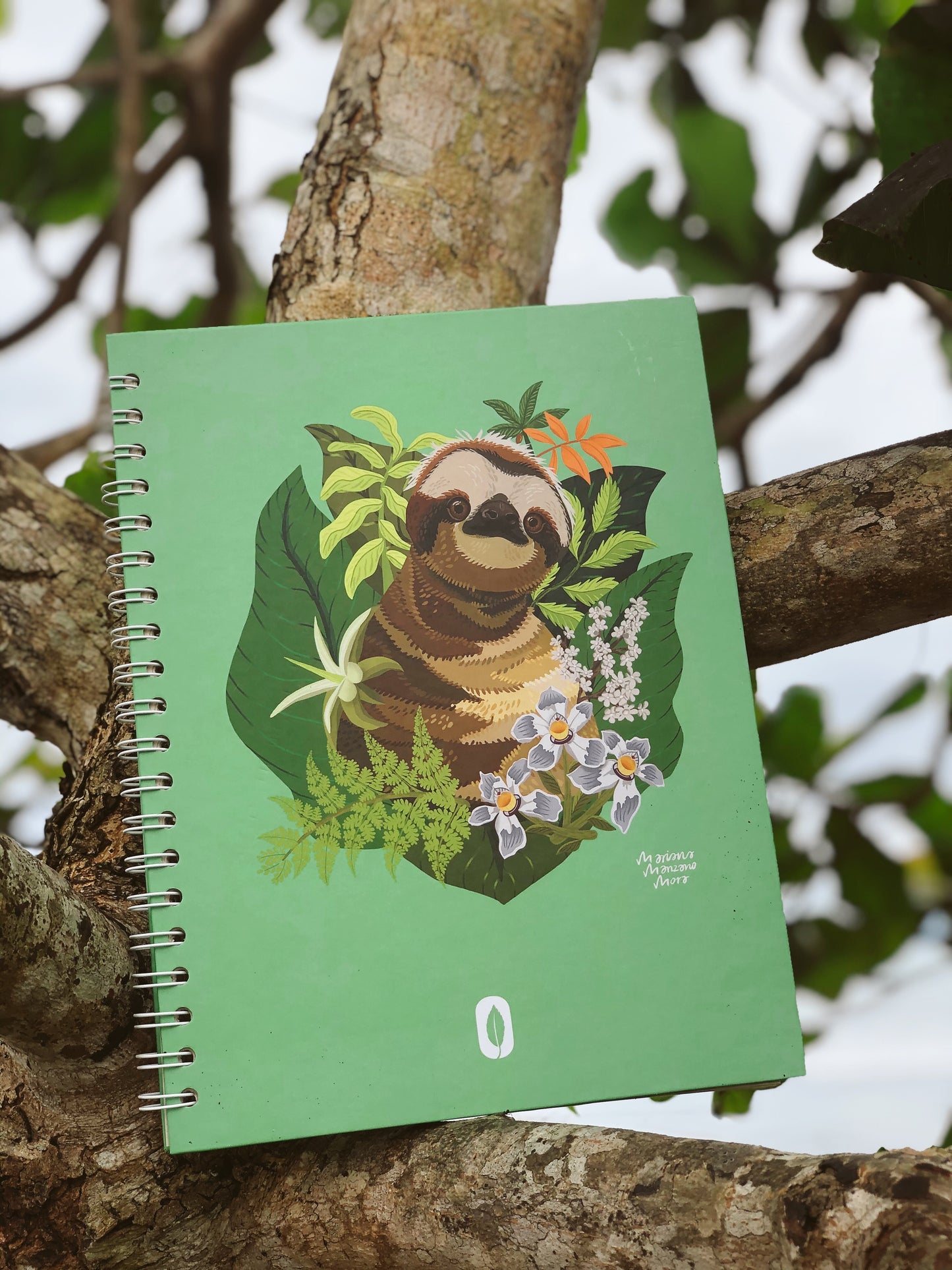 Perezoso Cuaderno Mediano