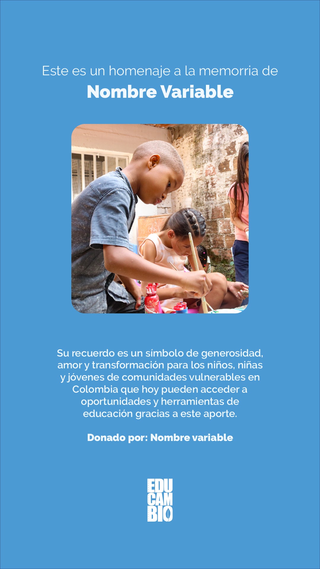 Tarjeta de Condolencias