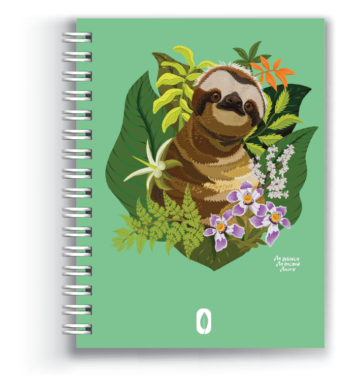 Perezoso Cuaderno Mediano